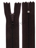 Špirálový zips šírka 3 mm dĺžka 25 cm pinlock - čokoládová hnedá