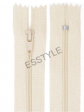 Špirálový zips šírka 3 mm dĺžka 25 cm pinlock - mandlová