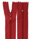 Špirálový zips šírka 3 mm dĺžka 25 cm pinlock - červená