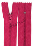 Špirálový zips šírka 3 mm dĺžka 25 cm pinlock -  ružovo fialová