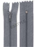 Špirálový zips šírka 3 mm dĺžka 16 cm pinlock - šedá