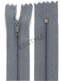 Špirálový zips šírka 3 mm dĺžka 16 cm pinlock - šedá