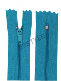 Špirálový zips šírka 3 mm dĺžka 16 cm pinlock - tyrkysová