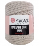 Priadza macrame 5mm 500g YarnArt režná-753