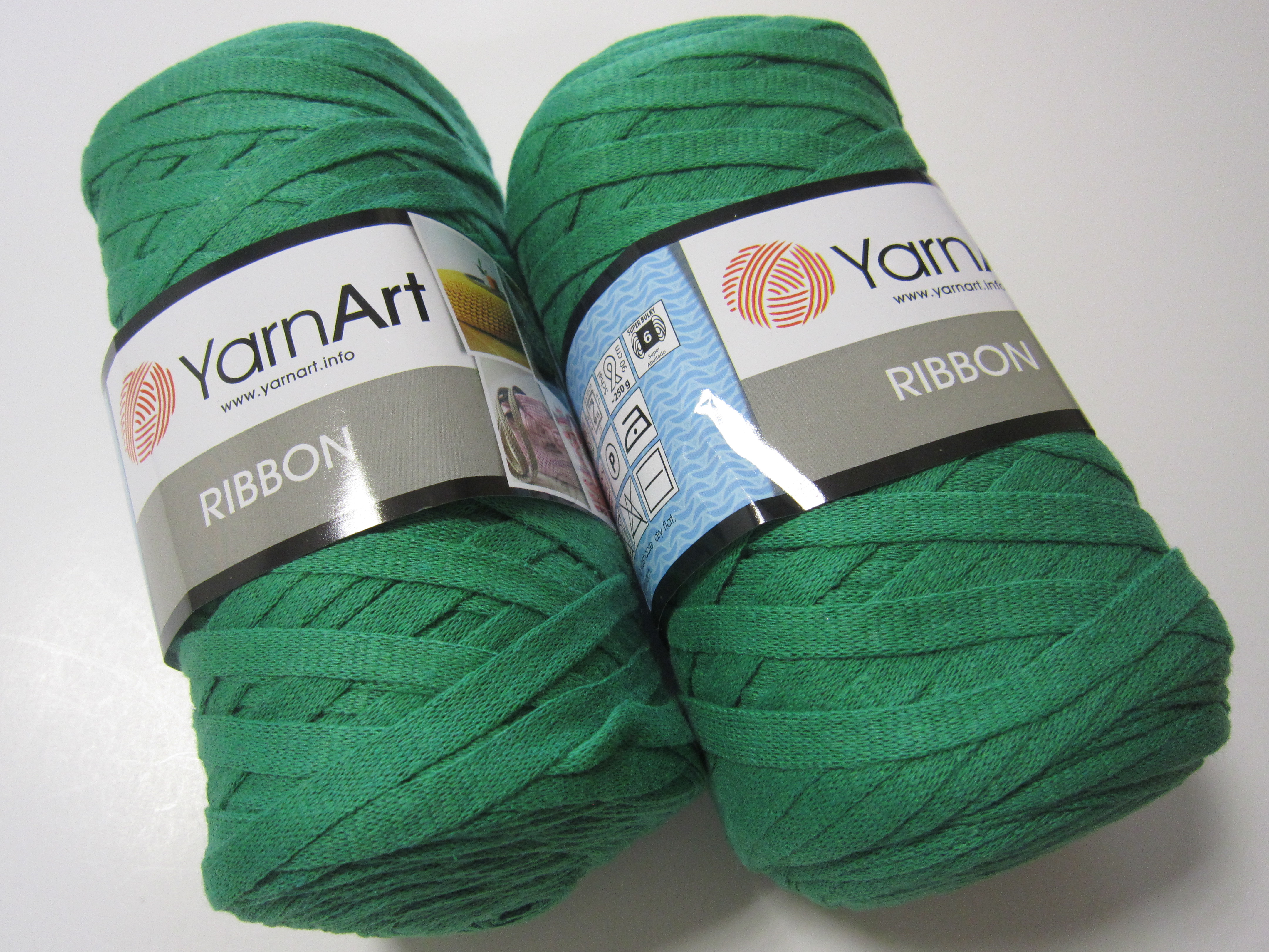Priadza Ribbon YarnArt zelená pastelová-759