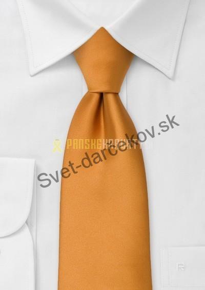 Moulins pomarančová kravata