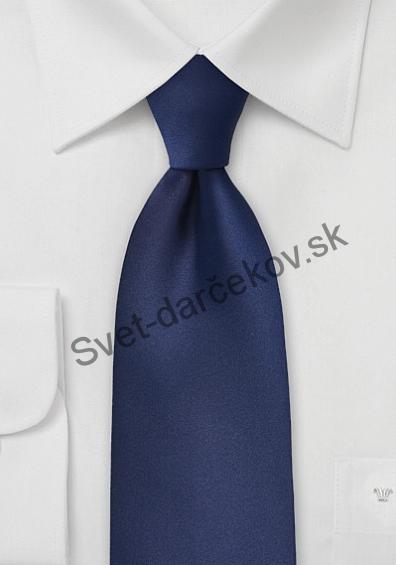 Moulins tmavo modrá kravata