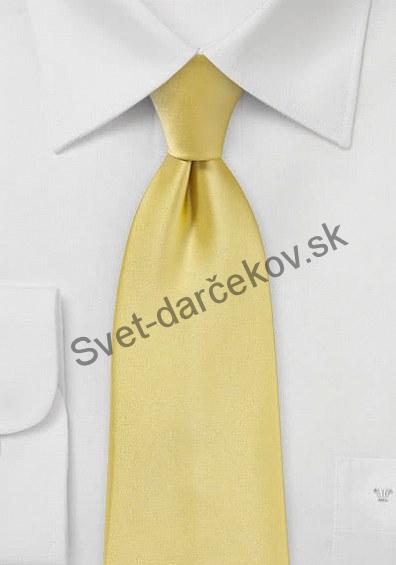 Moulins vanilkovo žltá kravata 