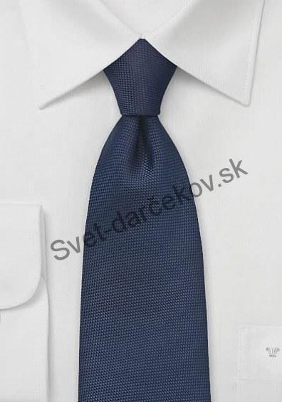 Alcala modrá kravata so štruktúrou