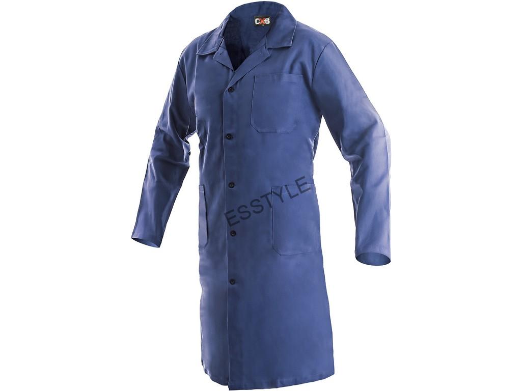 Pánsky plášť modrý s dlhým rukávom