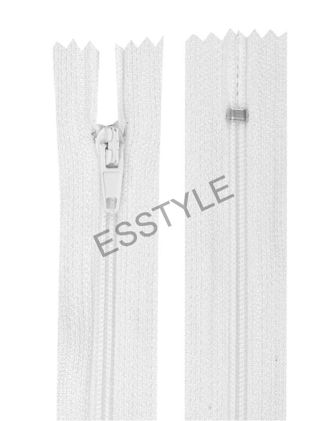 Špirálový zips šírka 3 mm dĺžka 25 cm pinlock - biela
