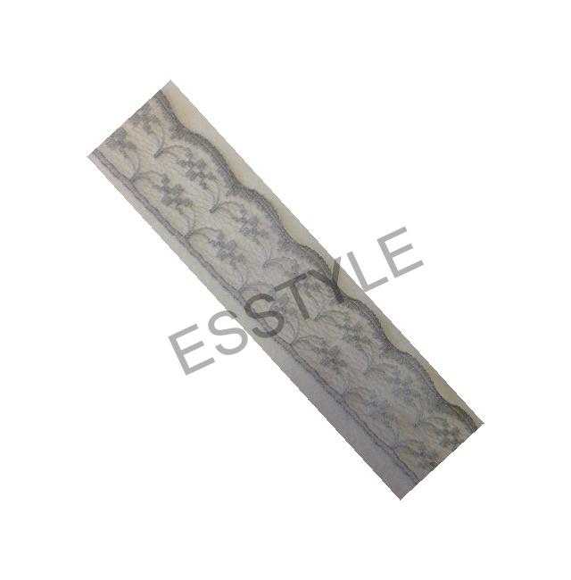 Čipka syntetická šírka 23 mm - šedá