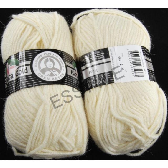  Priadza ALPACA GOLD - krémová 004
