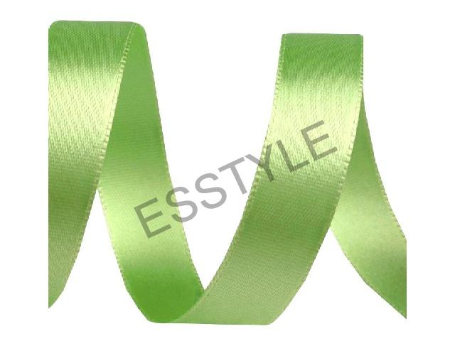 Stuha saténová obojstranná 20mm - bledo zelená
