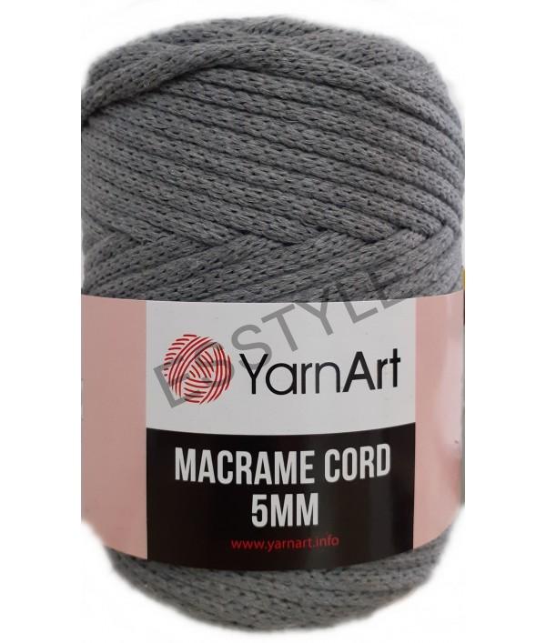 Priadza macrame 5mm 500g YarnArt šedá-774