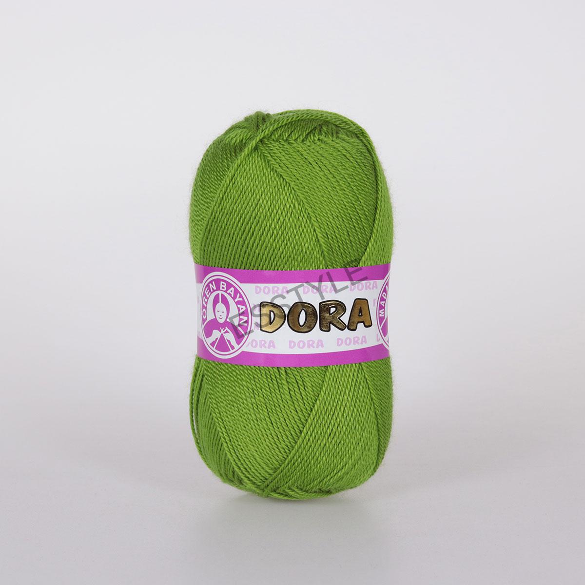 Priadza DORA zelená - 066