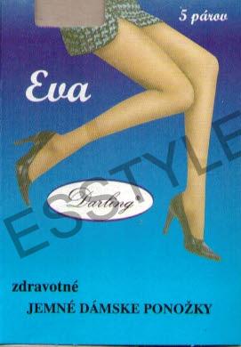 Ponožky Eva zdravotné 20den - 5 párov - bledo hnedá