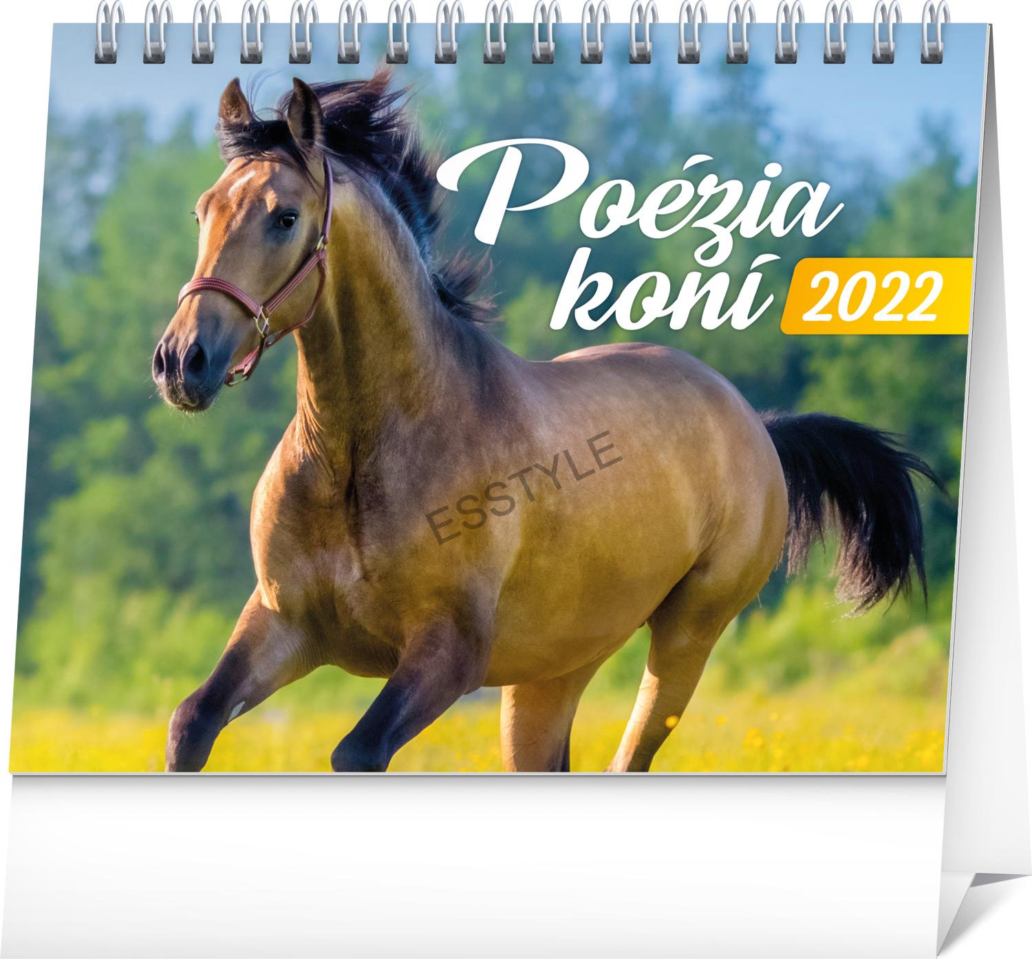 Stolový kalendár Poézia koní 2022