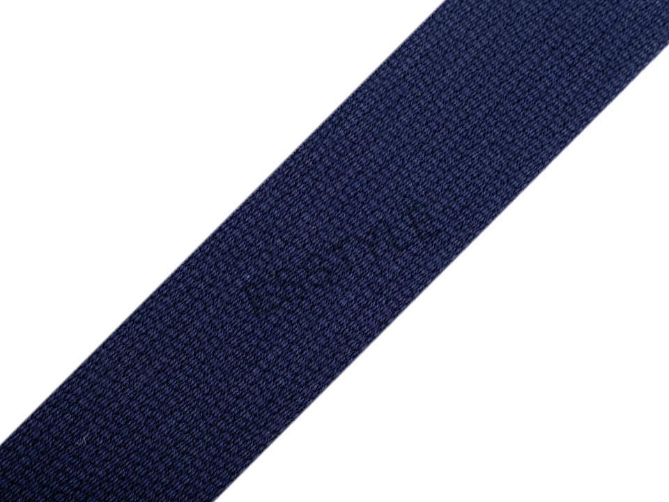 Popruh bavlnený 30mm -tmavo modrá