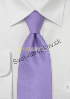 Arles fialová kravata so štruktúrou