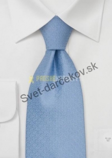 Arles modrá kravata so štruktúrou