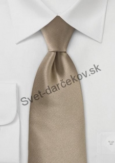 Limoges svetlo hnedá kravata