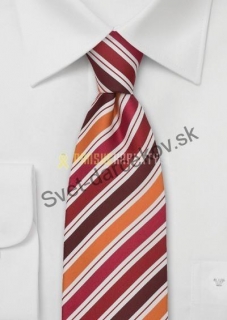 Scaletta pomarančovo červená kravata