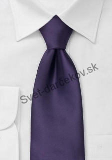 Moulins kravata tmavo fialovej farby