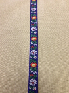Stuha krojová modrá - tlačená