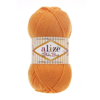 Priadza Alize - Baby best 100g - Anti-pilling - oranžová č. 336