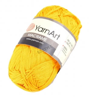 Priadza macrame YarnArt žltá-142