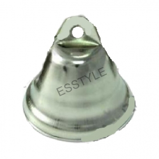 Zvonček kovový striebornej farby 40 mm