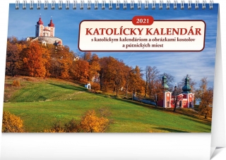 Stolový Katolícky kalendár SK 2021, 23,1 × 14,5 cm