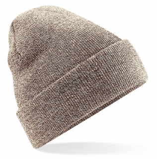 Čiapka Original Cuffed Beanie - hnedá so vzorom