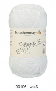 Catania bavlnená priadza - biela 106