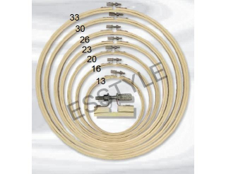 Kruh na vyšívanie  bambusový 16 cm